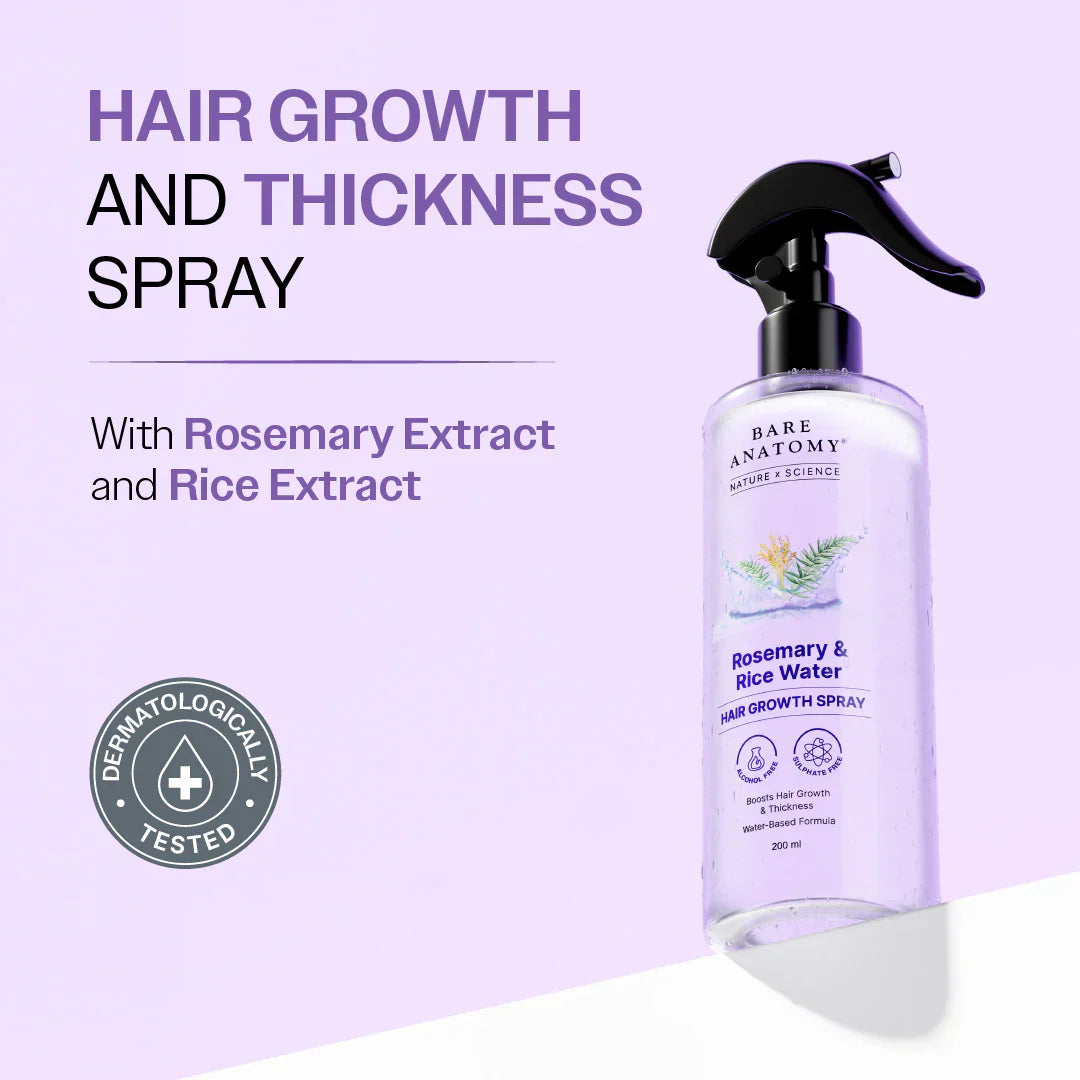 Rosemary & Rice Water Hair Growth Spray